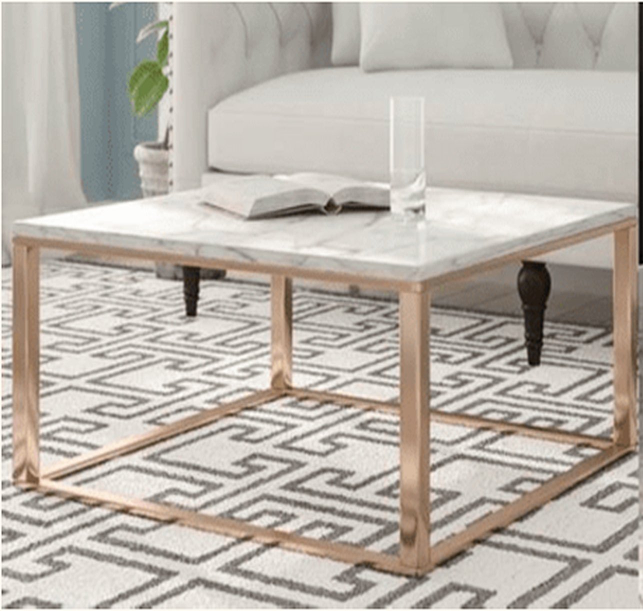 Square Marble Coffee Table