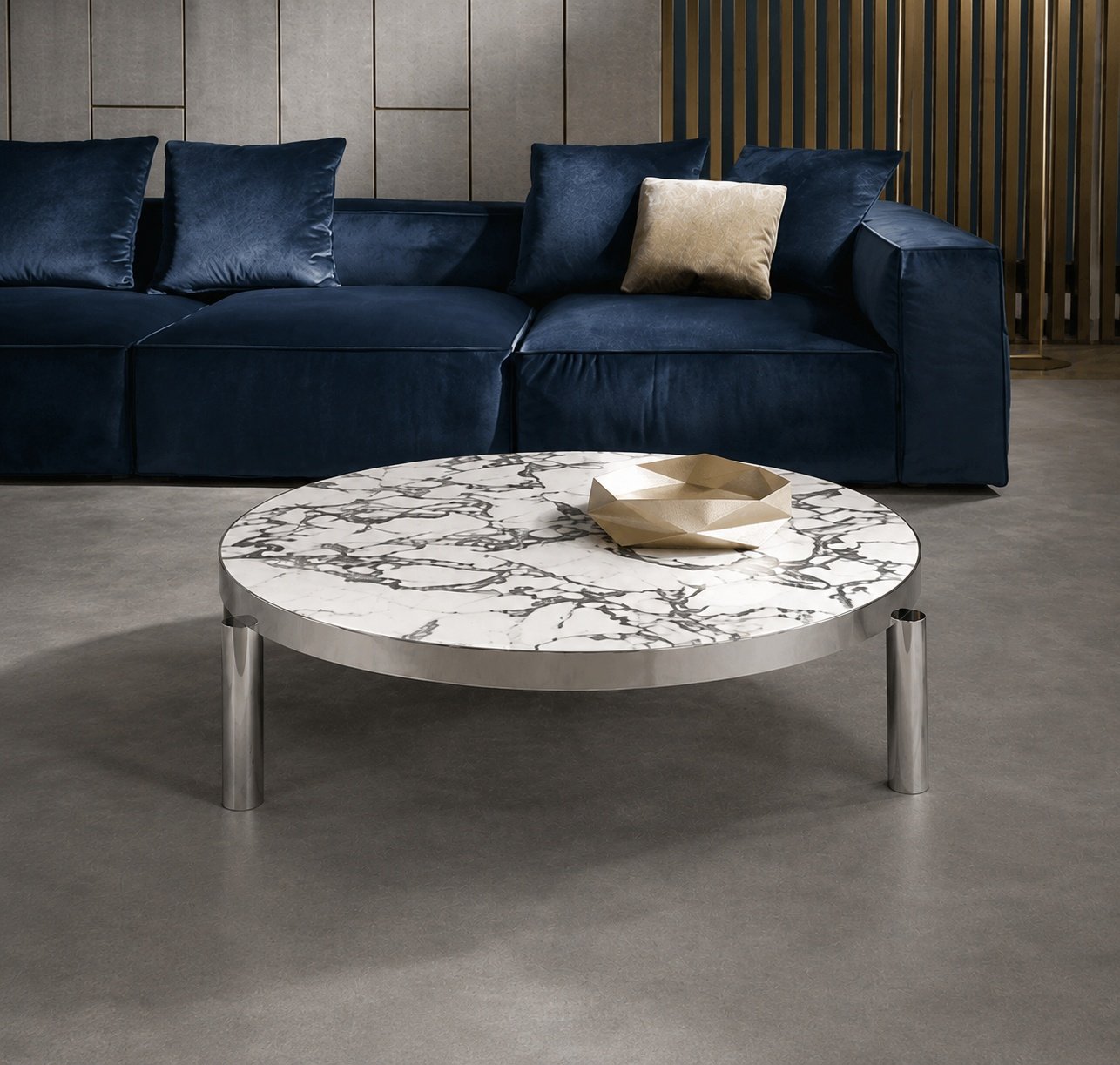 Modern Round Marble Coffee Table